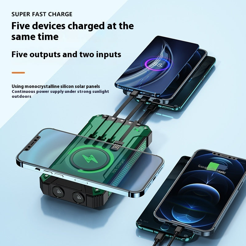 Portable Wireless Charger Solar